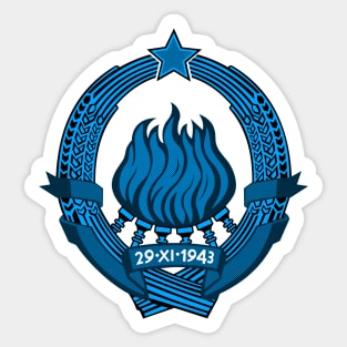 SFRJ Grb plavi majica Sticker